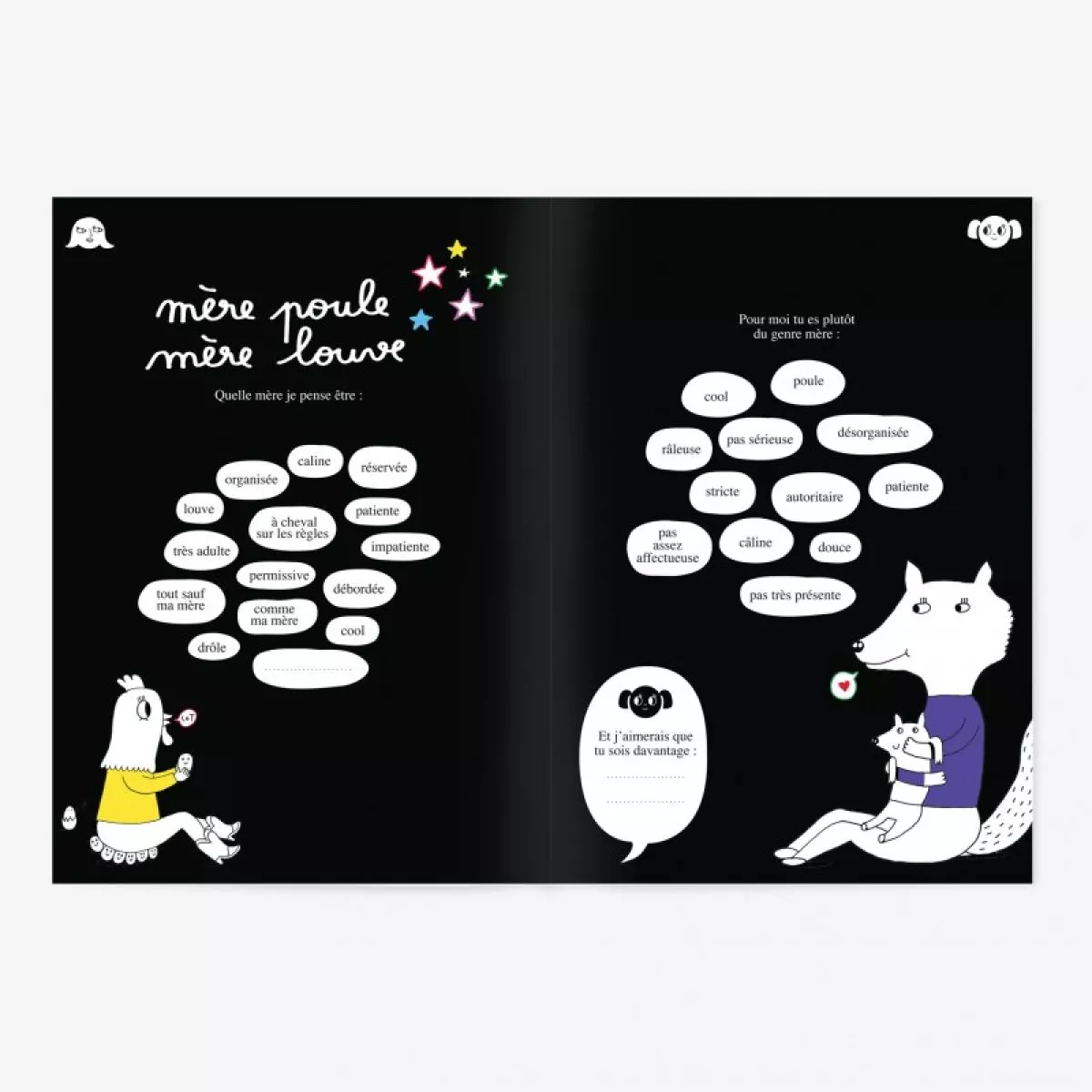 Cahier d'exercices mère fille: Telle mere telle fille