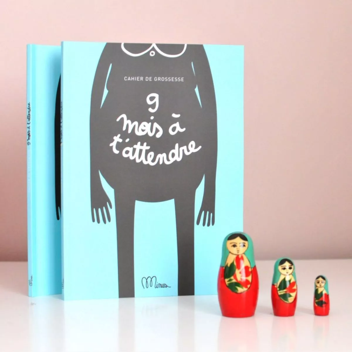 Cahier de grossesse: 9 mois à t'attendre