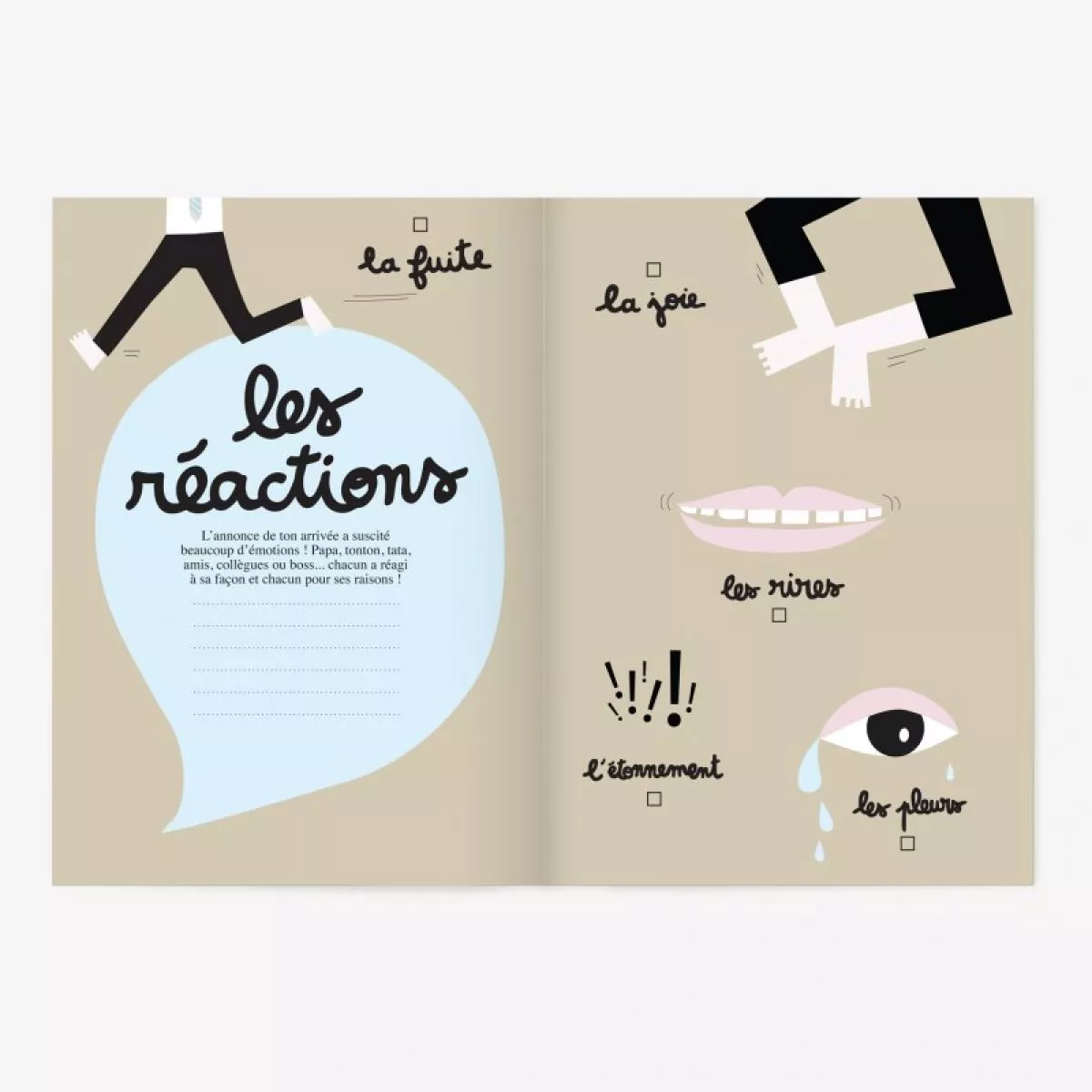 Cahier de grossesse: 9 mois à t'attendre