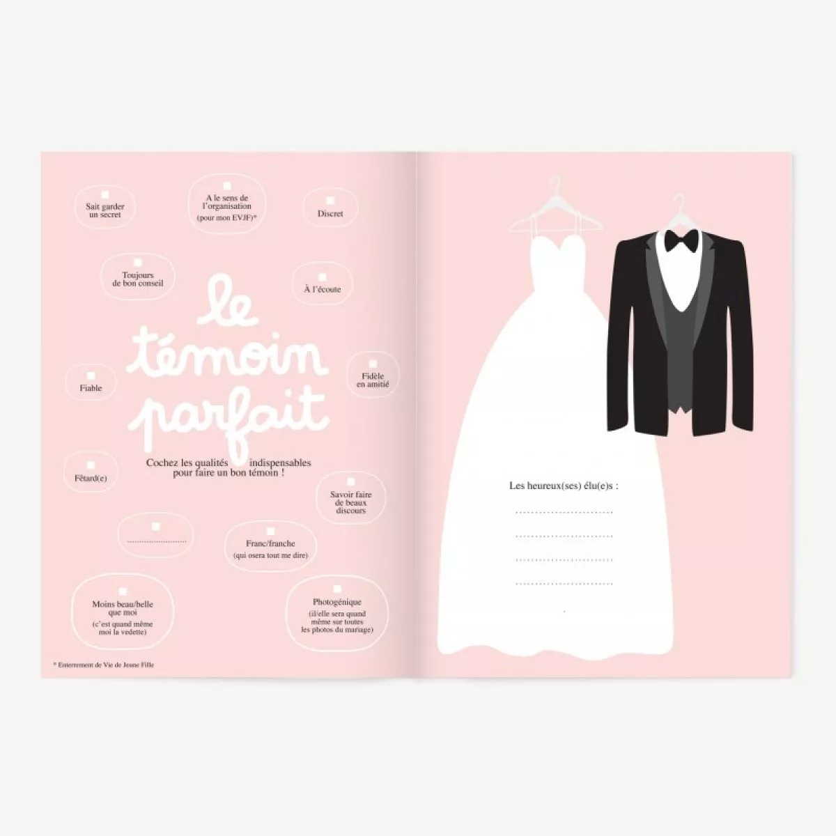 Cahier d'exercices mariage Oh my god je me marie!