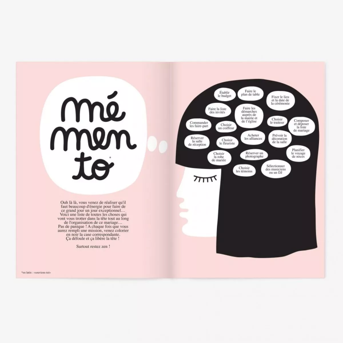 Cahier d'exercices mariage Oh my god je me marie!