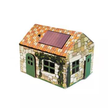 Veilleuse solaire en carton Provence