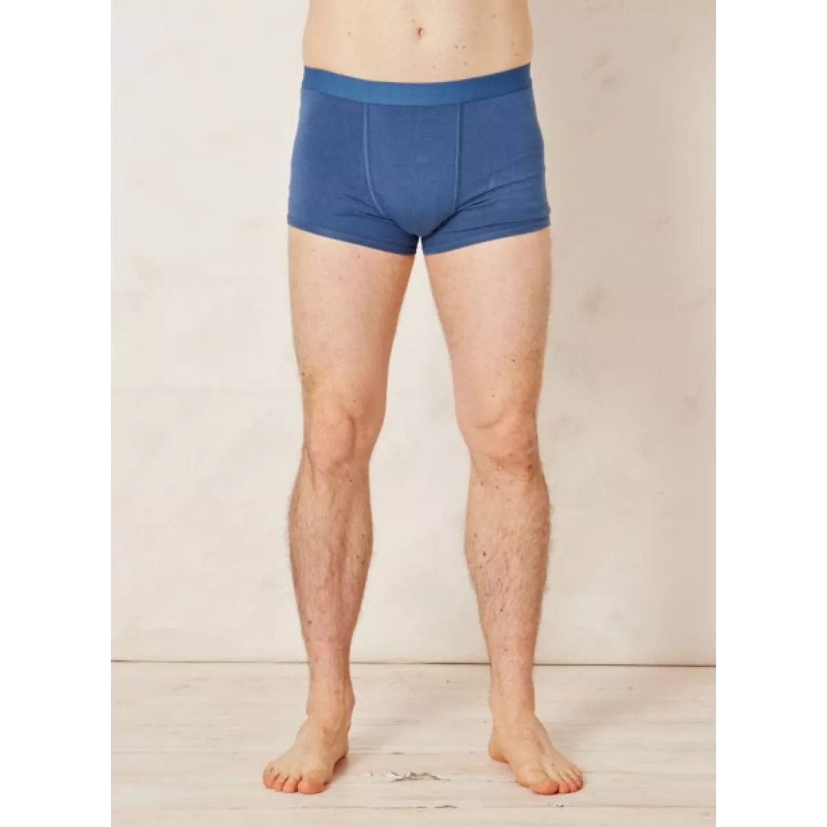 Boxer bleu bio bambou et coton bio