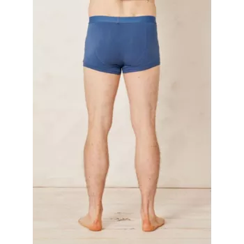 Boxer bleu bio bambou et coton bio