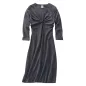 Robe toutes saisons noir, chanvre et coton bio Grace Robe toutes saisons noir, chanvre et coton bio Grace