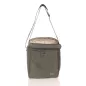 Grand sac bandoulière format A4, chanvre et coton bio Grand sac bandoulière format A4, chanvre et coton bio