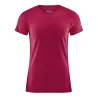 Tee shirt uni, + de 10 couleurs au choix fibres naturelles chanvre coton bio rouge cerise