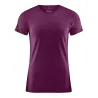 Tee shirt uni, + de 10 couleurs au choix chanvre coton bio prune 