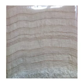 Étole 100% lin bio modèle fumeterre