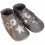 CHAUSSONS STARCHILD CUIR SOUPLE Rock star grey and metal