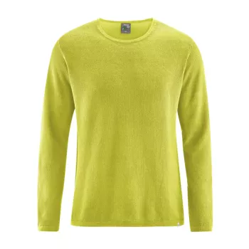 Pullover col rond coton bio et chanvre