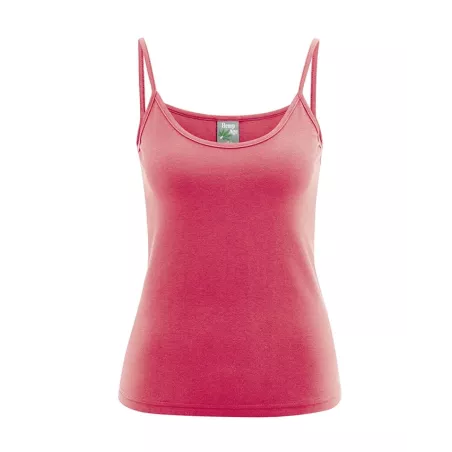 Top moulant bretelles coton bio chanvre