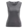 Tee-shirt débardeur sans manches coton bio chanvre anthracite