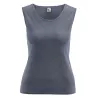 Tee-shirt débardeur sans manches coton bio chanvre graphite