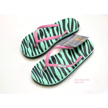 Tongs crazy et zebra