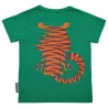 T-shirt coton bio vert Tigre