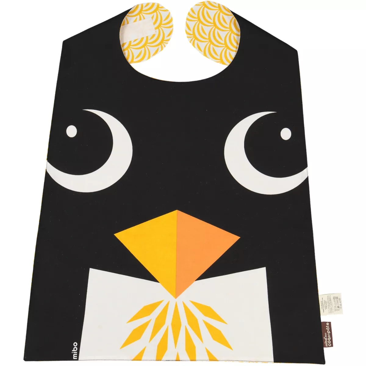 Grande serviette coton bio pingouin