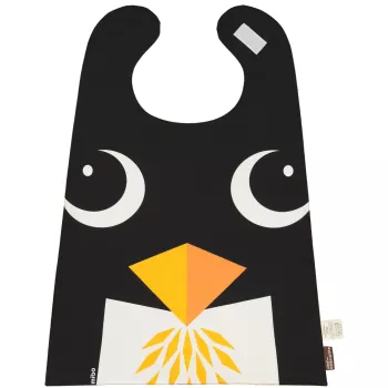 Grande serviette coton bio pingouin 