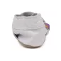 Chaussons cuir souple blanc I love
