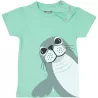 Nouvelle taille 1 an tee-shirt coton bio vert Phoque