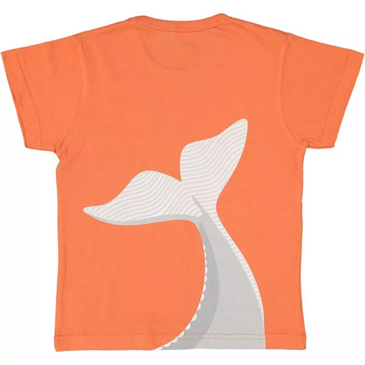 T-shirt coton bio corail dauphin