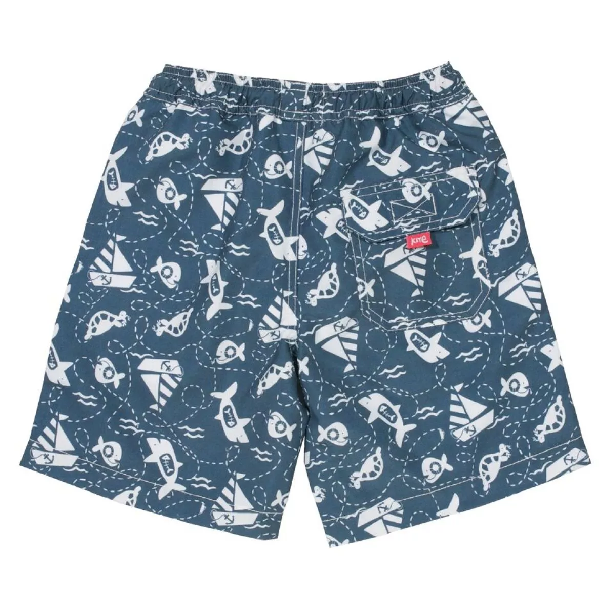 Short de bain poisson affamé