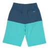 Short garçon coton bio bleu turquoise