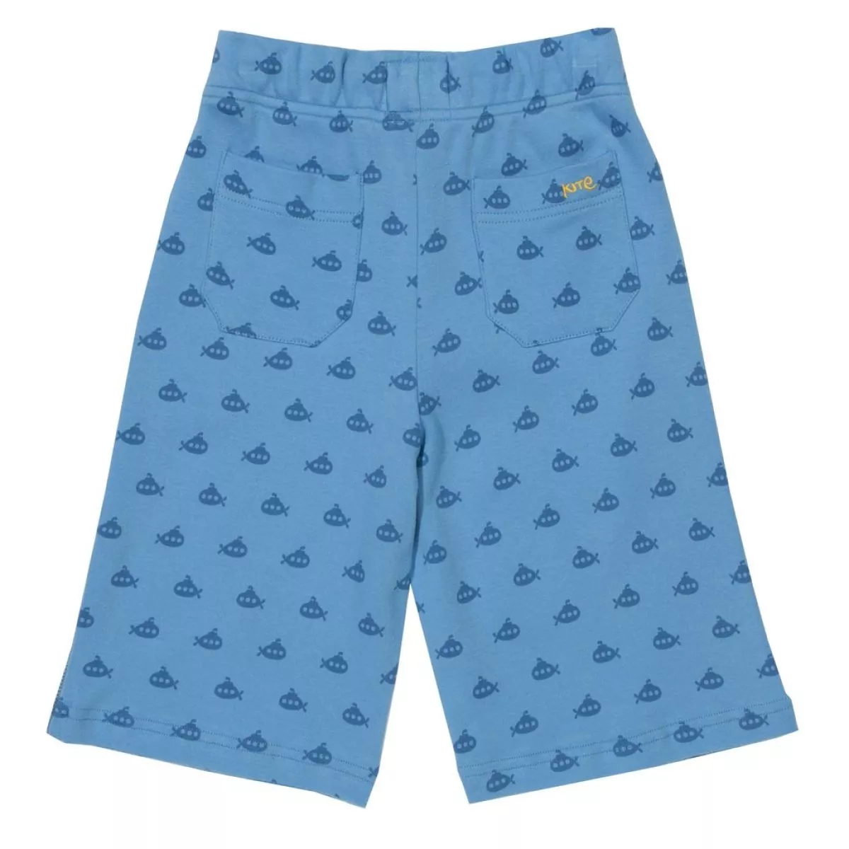 Short garçon coton bio bleu sous-marins