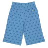 Short garçon coton bio bleu sous-marins