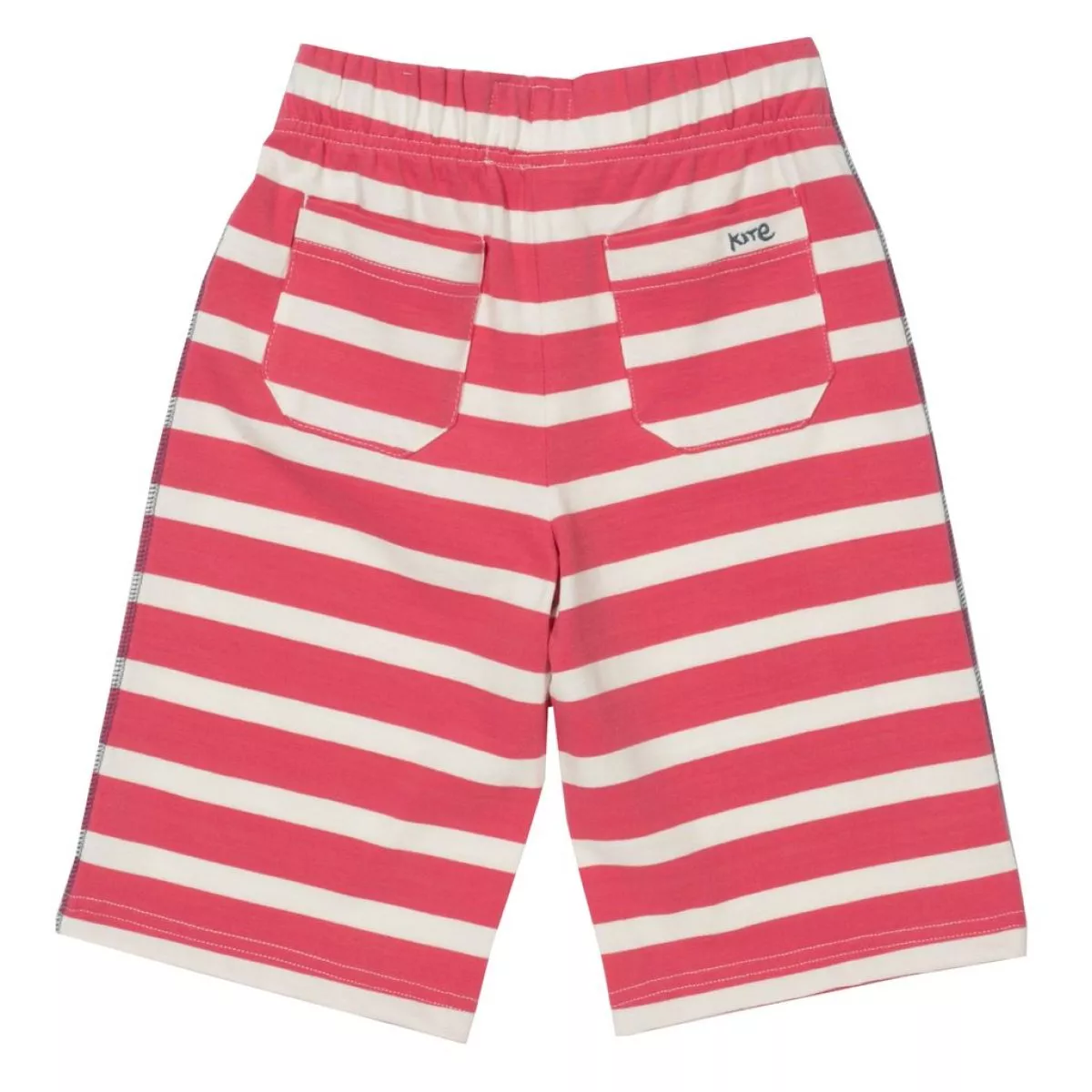 Short bébé coton bio rayures rouge