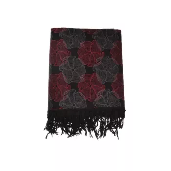 Écharpe foulard paréo issu du commerce équitable nénuphar