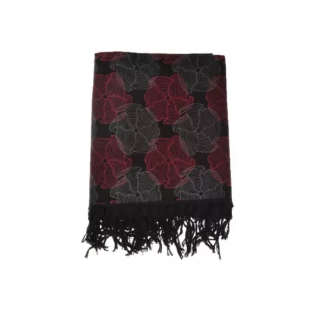Écharpe foulard paréo issu du commerce équitable nénuphar