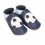 CHAUSSONS STARCHILD CUIR SOUPLE Foot ball, navy