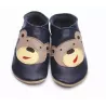 CHAUSSONS STARCHILD CUIR SOUPLE Bear navy