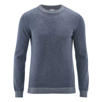 Pull col rond chanvre et coton bio