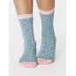 Coffret 4 paires chaussettes femme thème oiseaux 