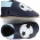 Chaussons Starchild cuir souple foot ball, navy