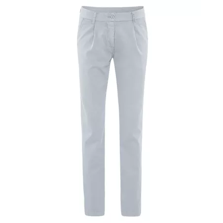 Pantalon slim toile coton bio et chanvre Alice