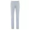 Pantalon slim toile coton bio et chanvre Alice argent platine