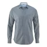 Chemise homme chanvre bio et coton uni gris