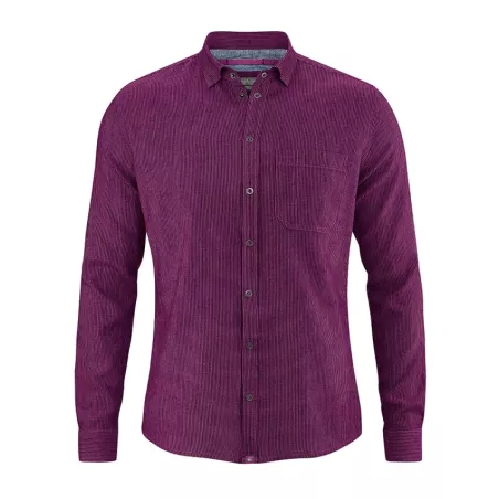 Chemise à rayures bio coton organic chanvre Patachon