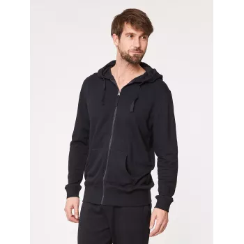 Sweat bio pour homme coton bio bambou ink, noir
