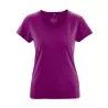 T-shirt breezy en coton bio et chanvre femme berry violet