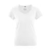 T-shirt breezy en coton bio et chanvre femme blanc