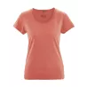 T-shirt breezy en coton bio et chanvre femme lobste corail