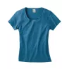 T-shirt breezy en coton bio et chanvre femme sea bleu