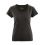 T-shirt breezy en coton bio et chanvre femme noir