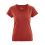 T-shirt breezy en coton bio et chanvre femme maroon rouge rosehip
