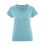 T-shirt breezy en coton bio et chanvre femme turquoise