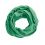 Echarpe tube coton bio et chanvre vert smarag